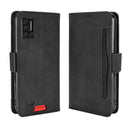 For UMIDIGI Bison Wallet Style Skin Feel Calf Pattern Leather Case with Separate Card Slot(Black)
