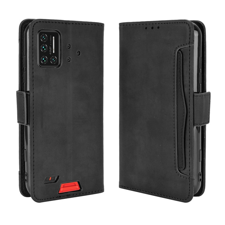 For UMIDIGI Bison Wallet Style Skin Feel Calf Pattern Leather Case with Separate Card Slot(Black)