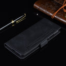 For UMIDIGI Bison Wallet Style Skin Feel Calf Pattern Leather Case with Separate Card Slot(Black)