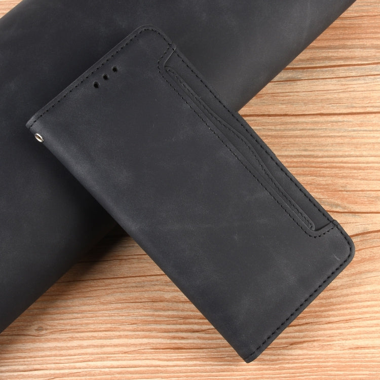For UMIDIGI Bison Wallet Style Skin Feel Calf Pattern Leather Case with Separate Card Slot(Black)