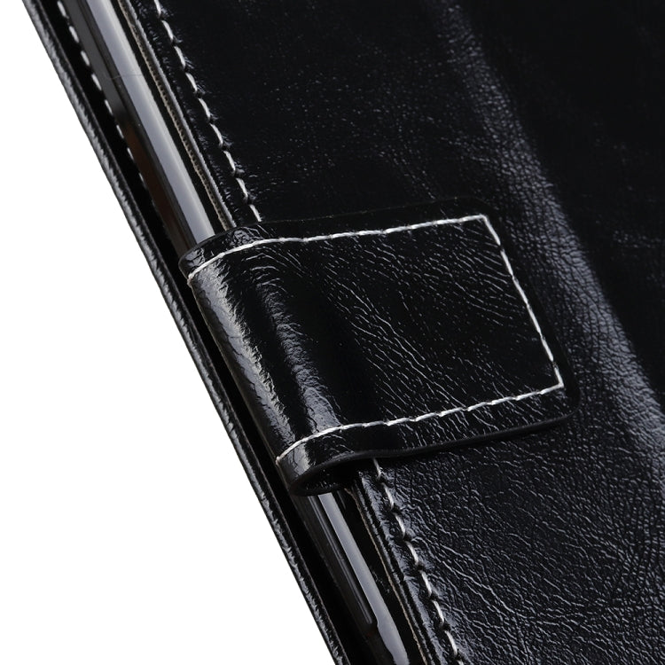 For OnePlus 9 Pro Retro Crazy Horse Texture Horizontal Flip Leather Case with Holder & Card Slots & Photo Frame & Wallet(Black)