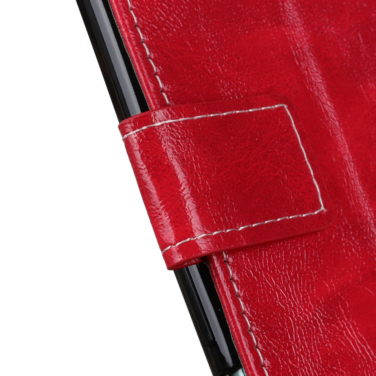 For OnePlus 9 Pro Retro Crazy Horse Texture Horizontal Flip Leather Case with Holder & Card Slots & Photo Frame & Wallet(Red)