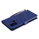 For OPPO A53 (2020) / A53s / A33 (2020) / A32 3D Butterflies Embossing Pattern Horizontal Flip Leather Case with Holder & Card Slot & Wallet(Blue)
