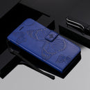 For OPPO A53 (2020) / A53s / A33 (2020) / A32 3D Butterflies Embossing Pattern Horizontal Flip Leather Case with Holder & Card Slot & Wallet(Blue)