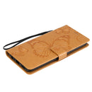 For OPPO A53 (2020) / A53s / A33 (2020) / A32 3D Butterflies Embossing Pattern Horizontal Flip Leather Case with Holder & Card Slot & Wallet(Yellow)