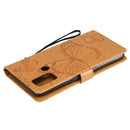 For OPPO A53 (2020) / A53s / A33 (2020) / A32 3D Butterflies Embossing Pattern Horizontal Flip Leather Case with Holder & Card Slot & Wallet(Yellow)