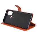 For OPPO A53 (2020) / A53s / A33 (2020) / A32 3D Butterflies Embossing Pattern Horizontal Flip Leather Case with Holder & Card Slot & Wallet(Orange)