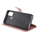 For OPPO A53 (2020) / A53s / A33 (2020) / A32 3D Butterflies Embossing Pattern Horizontal Flip Leather Case with Holder & Card Slot & Wallet(Rose Gold)