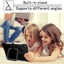 Contrast Color Shockproof Robot Silicone + PC Case with Wristband Holder For iPad 10.2 2021 / 2020 / 2019(Black)