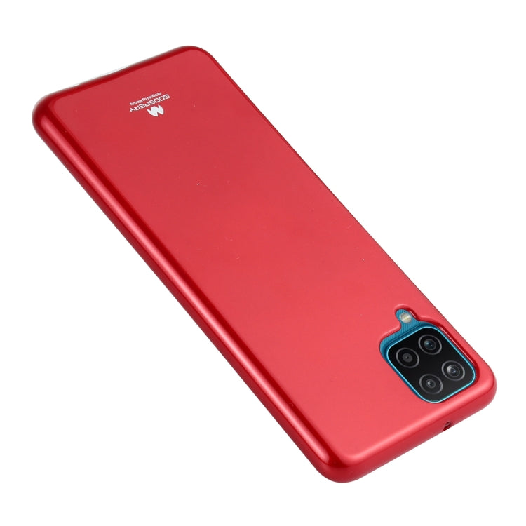 For Samsung Galaxy A12 GOOSPERY JELLY Full Coverage Soft Case(Red)