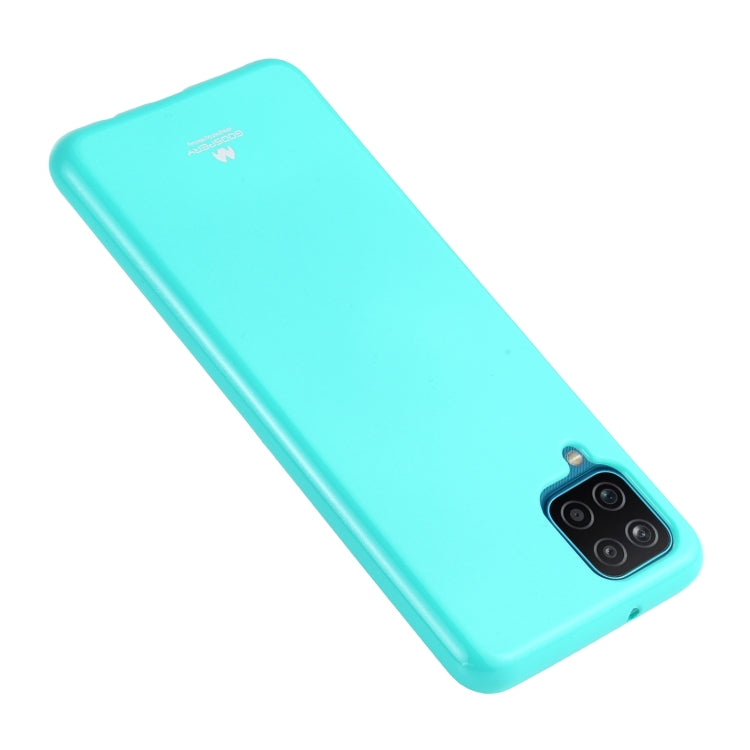 For Samsung Galaxy A12 GOOSPERY JELLY Full Coverage Soft Case(Mint Green)