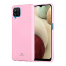 For Samsung Galaxy A12 GOOSPERY JELLY Full Coverage Soft Case(Pink)