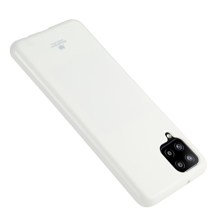 For Samsung Galaxy A42 GOOSPERY JELLY Full Coverage Soft Case(White)