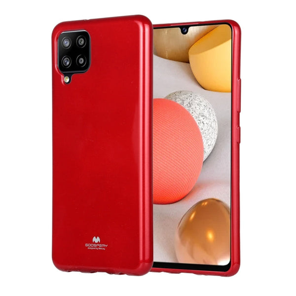 For Samsung Galaxy A42 GOOSPERY JELLY Full Coverage Soft Case(Red)