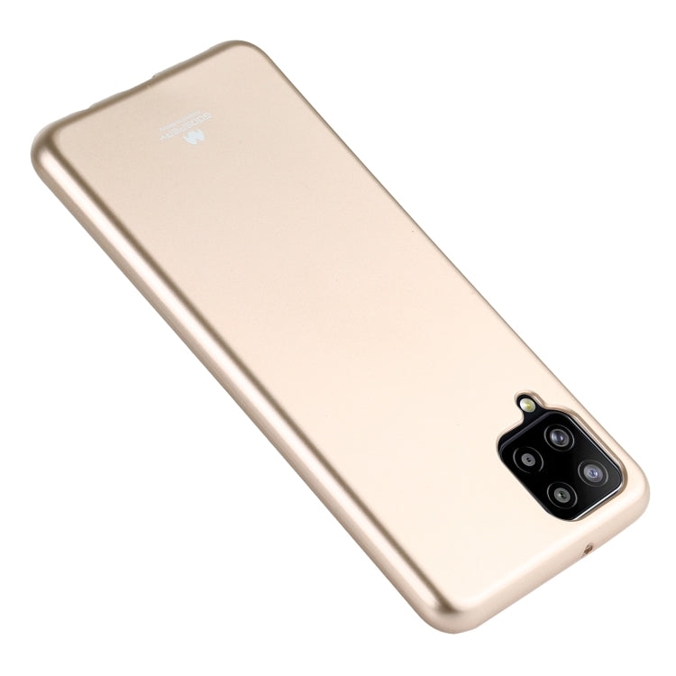 For Samsung Galaxy A42 GOOSPERY JELLY Full Coverage Soft Case(Gold)