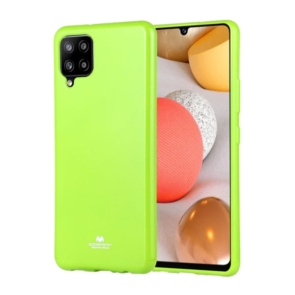 For Samsung Galaxy A42 GOOSPERY JELLY Full Coverage Soft Case(Green)