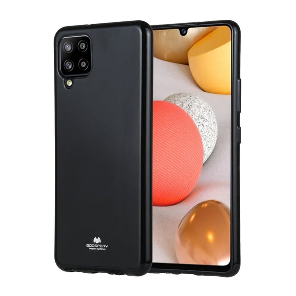 For Samsung Galaxy A42 GOOSPERY JELLY Full Coverage Soft Case(Black)
