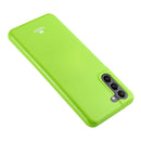 For Samsung Galaxy S21 5G GOOSPERY JELLY Full Coverage Soft Case(Green)