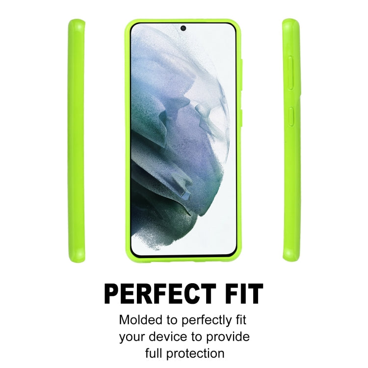 For Samsung Galaxy S21 5G GOOSPERY JELLY Full Coverage Soft Case(Yellow)