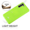 For Samsung Galaxy S21 5G GOOSPERY JELLY Full Coverage Soft Case(Yellow)