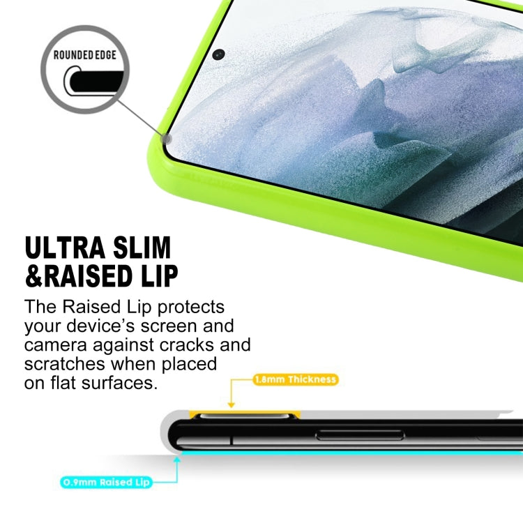 For Samsung Galaxy S21 5G GOOSPERY JELLY Full Coverage Soft Case(Yellow)