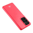 For Samsung Galaxy S21 Ultra 5G GOOSPERY JELLY Full Coverage Soft Case(Rose Red)