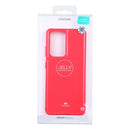 For Samsung Galaxy S21 Ultra 5G GOOSPERY JELLY Full Coverage Soft Case(Rose Red)