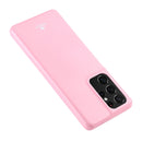For Samsung Galaxy S21 Ultra 5G GOOSPERY JELLY Full Coverage Soft Case(Pink)