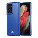 For Samsung Galaxy S21 Ultra 5G GOOSPERY JELLY Full Coverage Soft Case(Blue)
