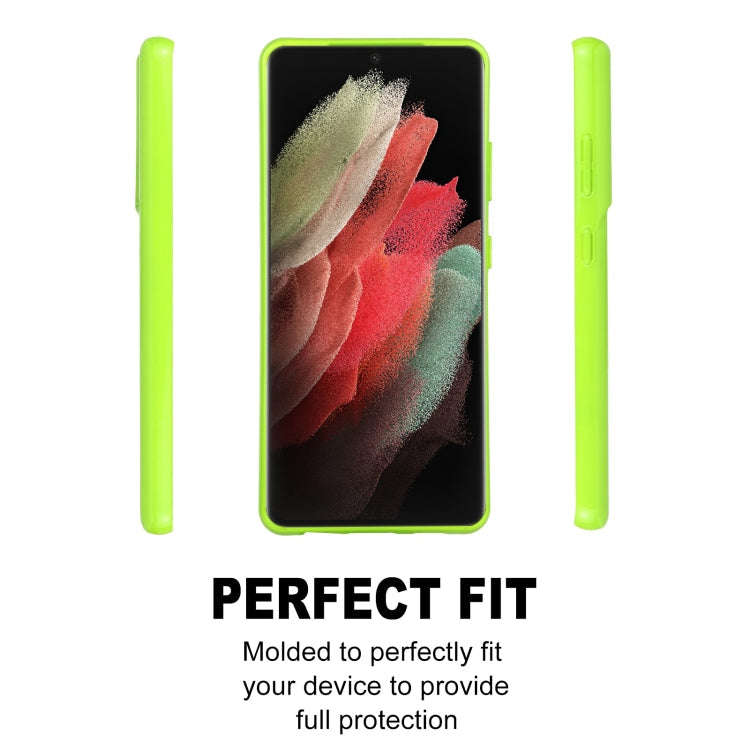 For Samsung Galaxy S21 Ultra 5G GOOSPERY JELLY Full Coverage Soft Case(Gold)
