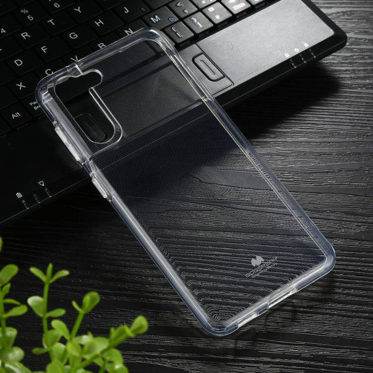 For Samsung Galaxy S21 5G GOOSPERY JELLY Full Coverage Soft Case(Transparent)