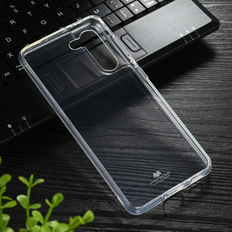 For Samsung Galaxy S21 5G GOOSPERY JELLY Full Coverage Soft Case(Transparent)