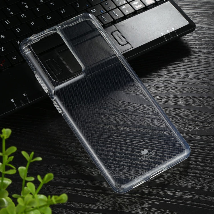 For Samsung Galaxy S21 Ultra 5G GOOSPERY JELLY Full Coverage Soft Case(Transparent)