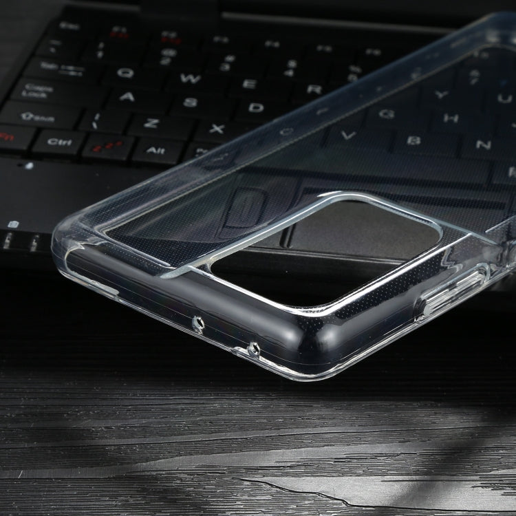 For Samsung Galaxy S21 Ultra 5G GOOSPERY JELLY Full Coverage Soft Case(Transparent)