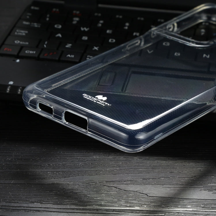 For Samsung Galaxy S21 Ultra 5G GOOSPERY JELLY Full Coverage Soft Case(Transparent)