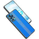 For Samsung Galaxy A52 5G Jianfeng Series TPU+ Metal Shockproof Protective Case(Blue)