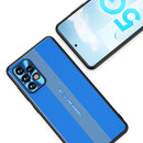 For Samsung Galaxy A52 5G Jianfeng Series TPU+ Metal Shockproof Protective Case(Blue)