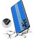 For Samsung Galaxy A52 5G Jianfeng Series TPU+ Metal Shockproof Protective Case(Blue)