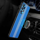 For Samsung Galaxy A52 5G Jianfeng Series TPU+ Metal Shockproof Protective Case(Blue)