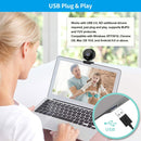 SriHome SH008 2.0 Mega Pixels 1080P USB 2.0 / 3.0 HD Computer Camera Built-in Noise Reduction Microphone