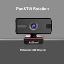 SriHome SH004 3.0 Mega Pixels USB 2.0 / 3.0 HD Computer Camera Built-in Noise Reduction Microphone