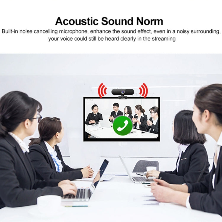 SriHome SH002 4.0 Mega Pixels USB 2.0 / 3.0 HD Computer Camera Built-in Noise Reduction Microphone