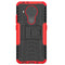 For Nokia 3.4 / 5.4 Tire Texture Shockproof TPU+PC Protective Case with Holder(Red)