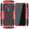 For Nokia 3.4 / 5.4 Tire Texture Shockproof TPU+PC Protective Case with Holder(Red)