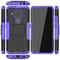 For Nokia 3.4 / 5.4 Tire Texture Shockproof TPU+PC Protective Case with Holder(Purple)