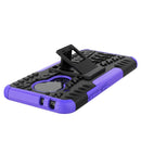 For Nokia 3.4 / 5.4 Tire Texture Shockproof TPU+PC Protective Case with Holder(Purple)