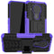 For Nokia 3.4 / 5.4 Tire Texture Shockproof TPU+PC Protective Case with Holder(Purple)