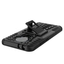 For Nokia 3.4 / 5.4 Tire Texture Shockproof TPU+PC Protective Case with Holder(Black)