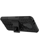 For Nokia 3.4 / 5.4 Tire Texture Shockproof TPU+PC Protective Case with Holder(Black)