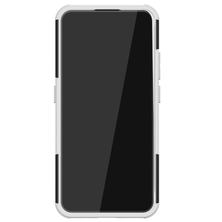 For Nokia 3.4 / 5.4 Tire Texture Shockproof TPU+PC Protective Case with Holder(White)